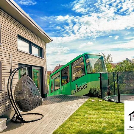 Вилла Exklusives Holzhaus Mit Bergbahn - Baden-Baden Im Schwarzwald Экстерьер фото