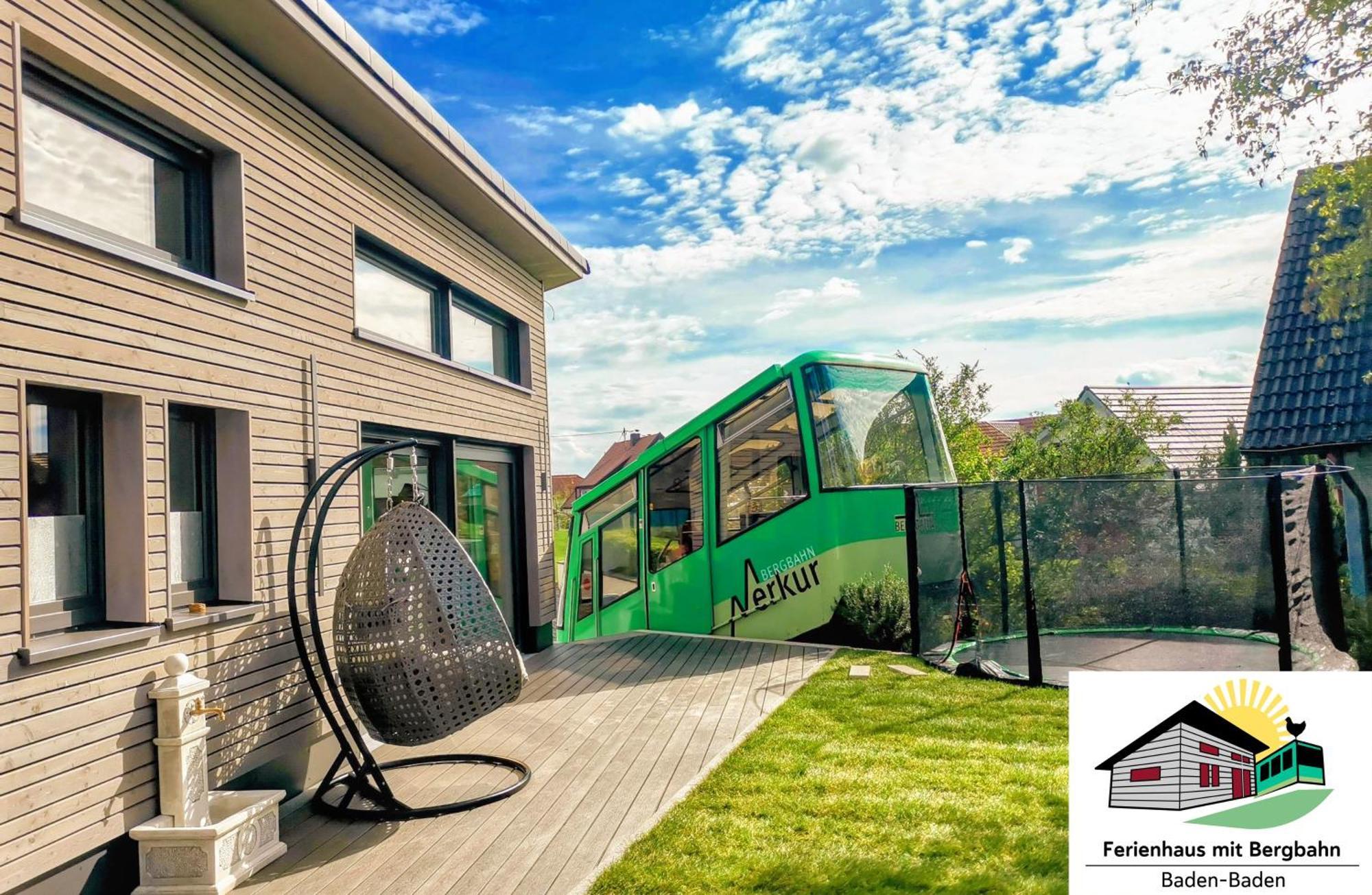 Вилла Exklusives Holzhaus Mit Bergbahn - Baden-Baden Im Schwarzwald Экстерьер фото